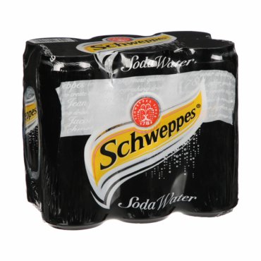 SCHWEPPES-SODA - 6 CAN