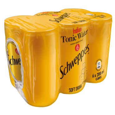 SCHWEPPES-TONIC - 6 CAN
